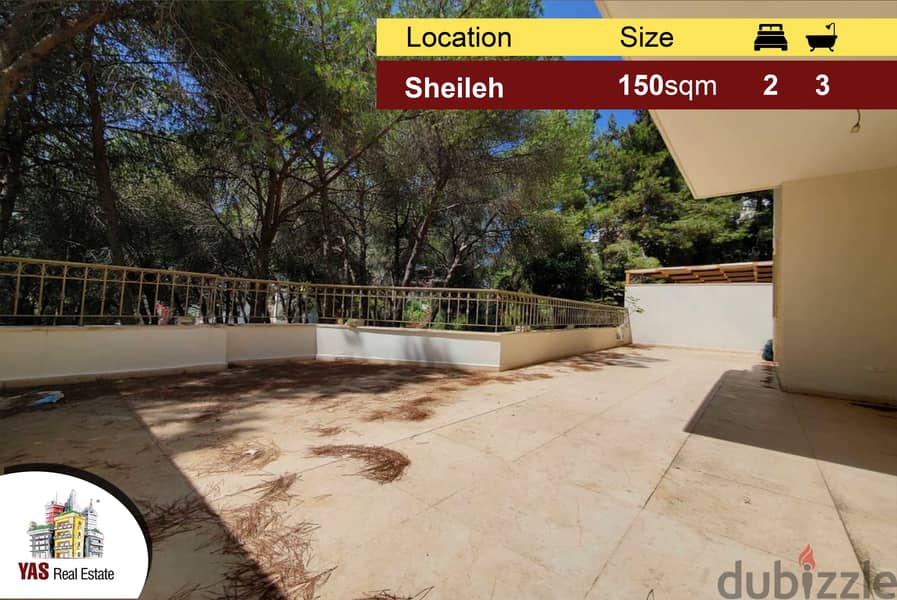 Sheileh 150m2 + 100m2 terrace | New Apartment | Open View | TO 0
