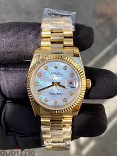 Rolex Datejust 36mm Gold mother of pearl