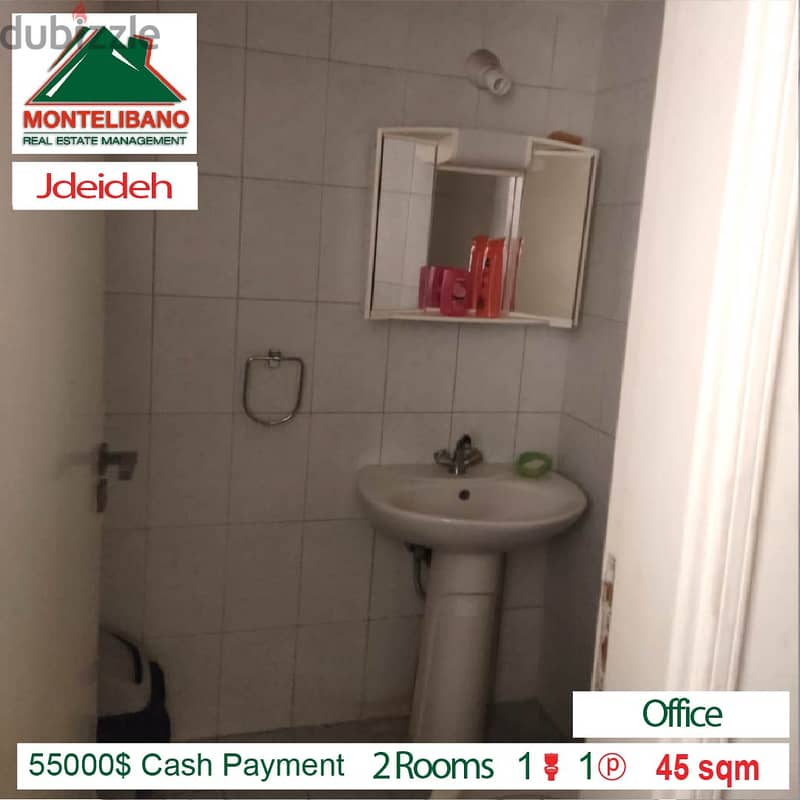 52000$ Cash Payment!!! Office for sale in Jdeideh!!! 2