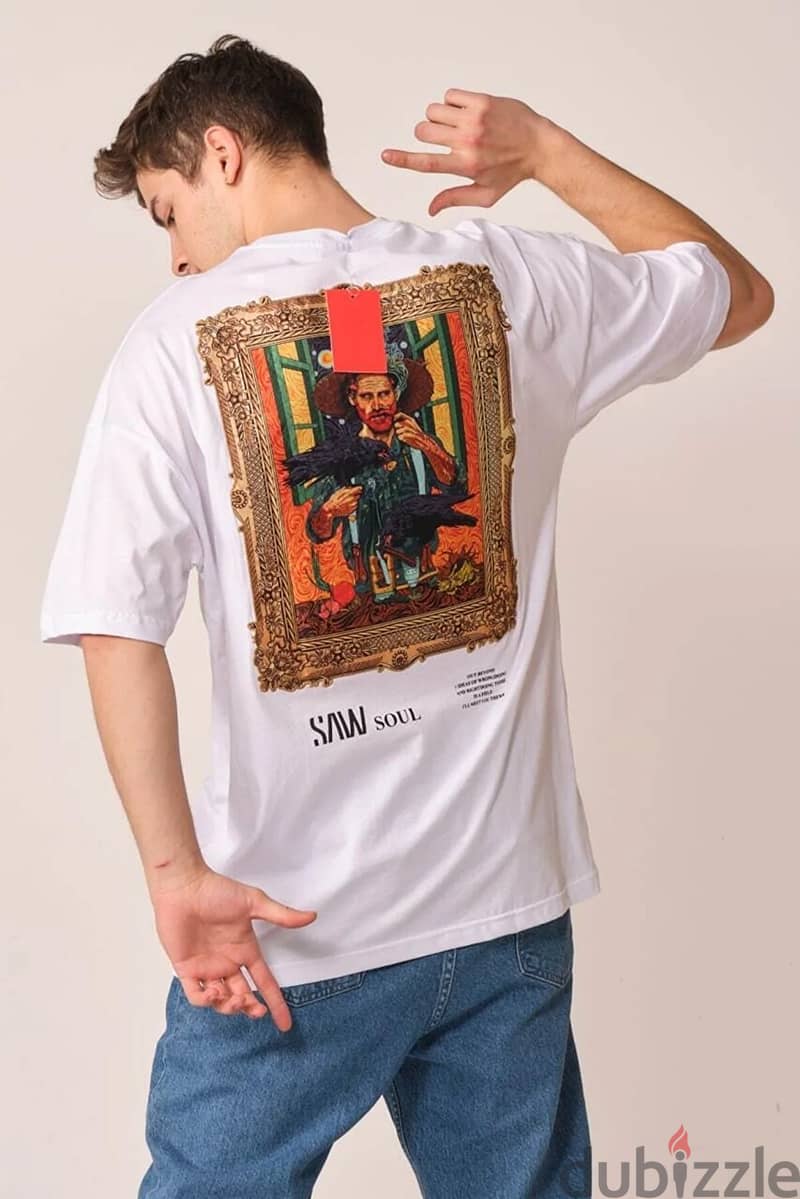 Oversized Tshirt Van Gogh Printed high quality 1