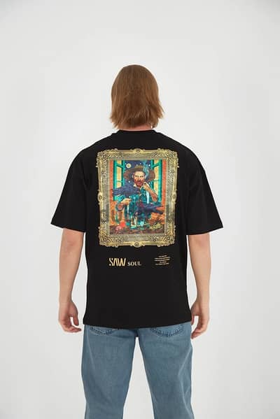 Oversized Tshirt Van Gogh Printed high quality