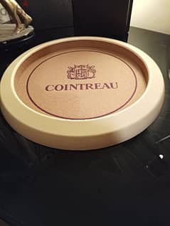 Vintage cointreau cocktail serving tray 0