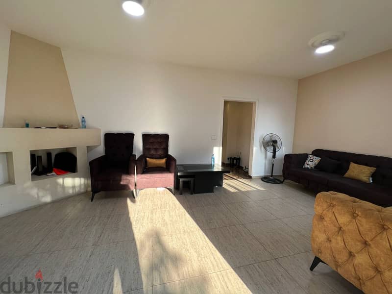 Decorated furnished 106 m2 apartment+140m2 terrace for sale in Jbeil 10