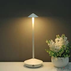 Nordic Table Lamp - Touch Design, Rechargeable LED, Warm Light