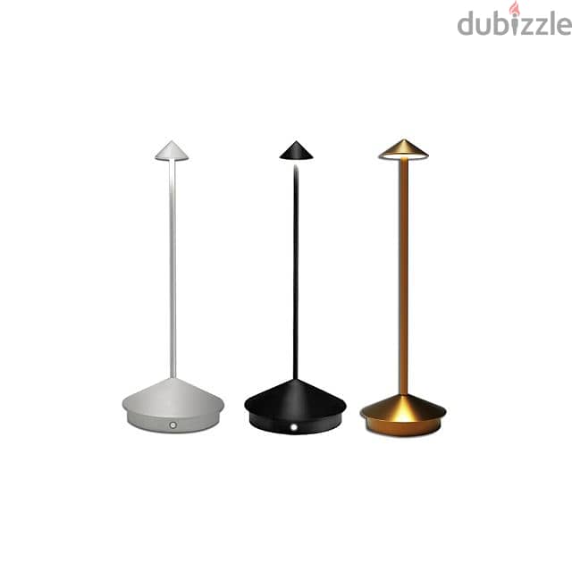 Nordic Table Lamp - Touch Design, Rechargeable LED, Warm Light 7