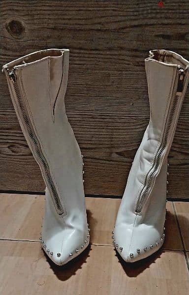 high heels boots 38 - 39 used like new 10