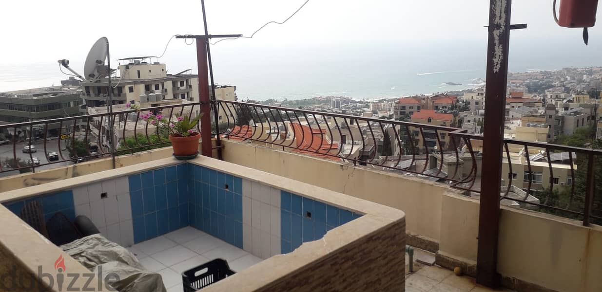 L12958-Furnished Apartment With Sea View for Sale In Jbeil 1