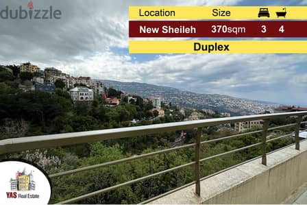 New Sheileh 370m2 Duplex | New | Panoramic View | Catch |