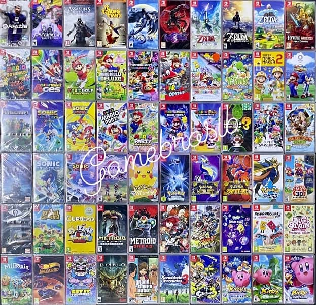 We Have All Nintendo Switch Games (Mario,Pokemon,Zelda,kirby,sonic…) 0