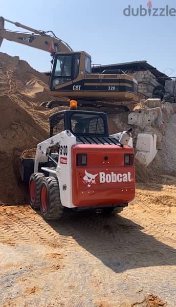 bobcat  + excavator for rent only 1