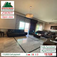 Fully furnished apartment for sale in ZIKRIT!!!
