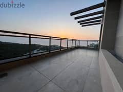 Furnished 185m2 apartment+100m2 terrace+open view for sale in Fidar
