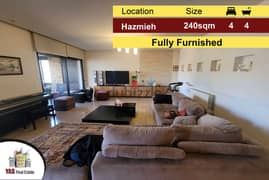 Hazmiyeh / Mar Takla 240m2 + 100m2 Terrace |Luxury | Fully Furnished | 0