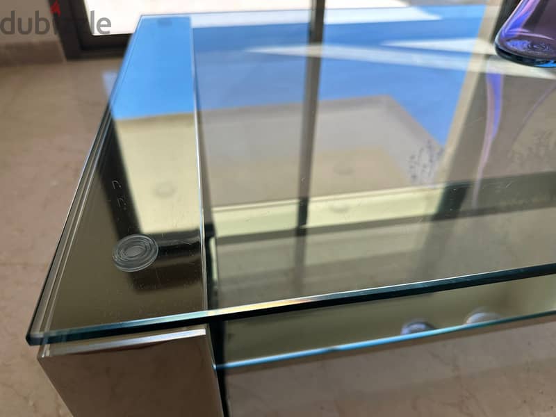 Stainless Steel & Glass Table 3
