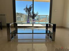 Stainless Steel & Glass Table 0