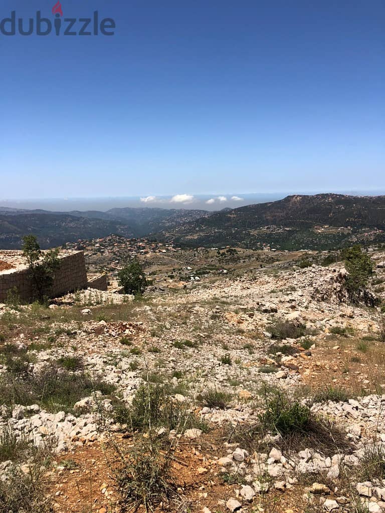 1500 Sqm | Land For Sale In Mtein, Bchellema | Panoramic Mountain View 2