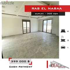 Duplex for sale in ras el nabaa 300 SQM REF#KJ94034