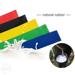 5 pcs multi colour mini elastic Bands with black bag 0