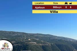 Ajaltoun 900m2 | Villa | Unique Property | Open View | 2400m2 Land | 0