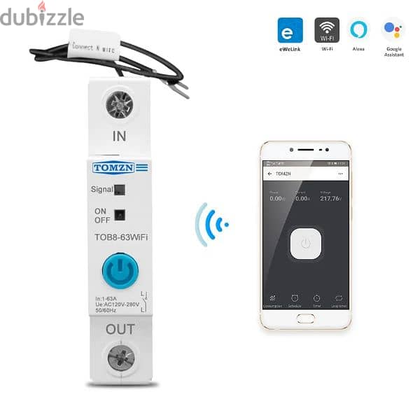 WiFi Remote control On/Off circuit breaker home automation 0