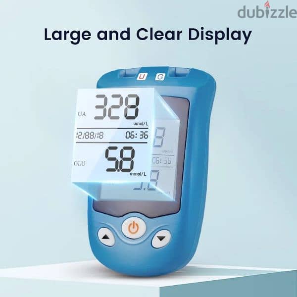 2in1 Glucometre Blood glucose and urinemeter uric acid 3