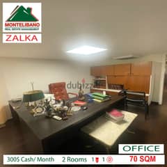 300$  Office for Rent in Zalka !! 0