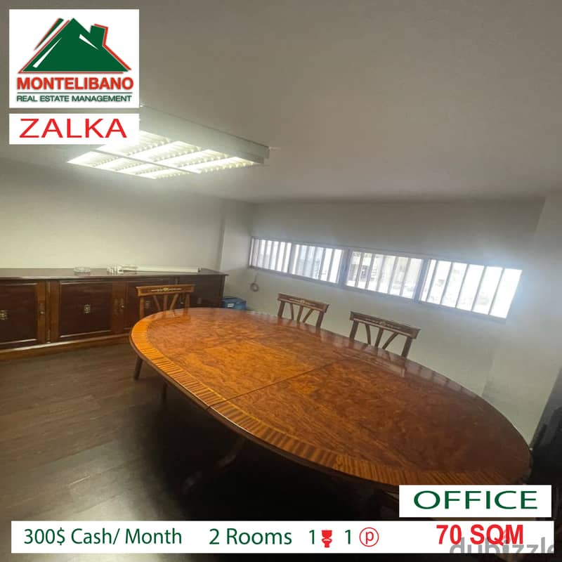 300$  Office for Rent in Zalka !! 1