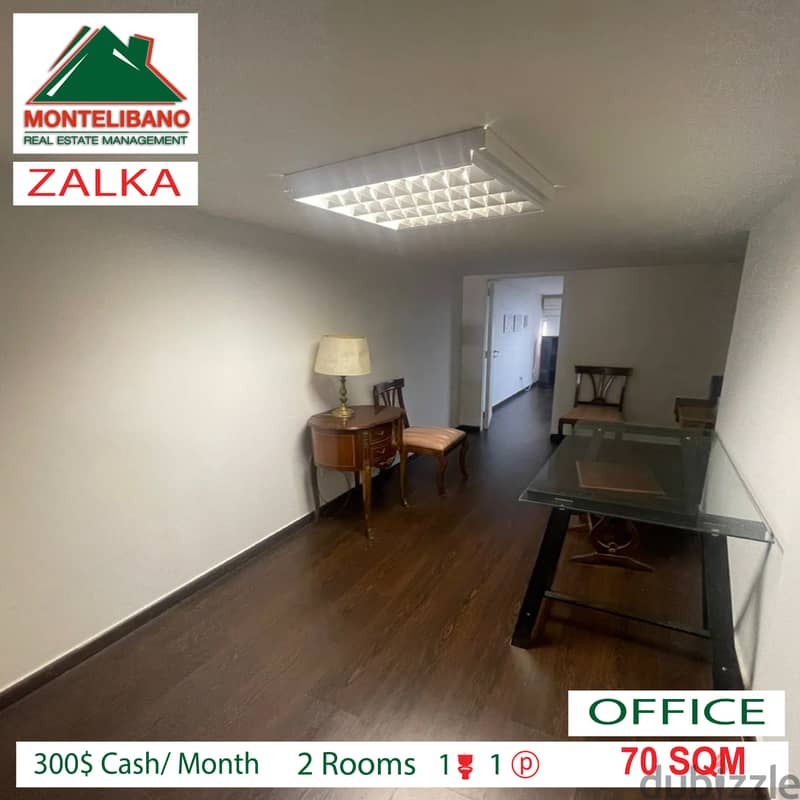 300$  Office for Rent in Zalka !! 3