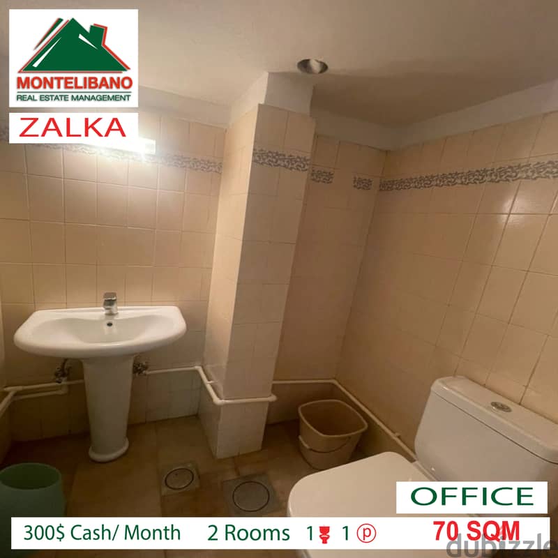 300$  Office for Rent in Zalka !! 4