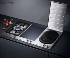 Gaggenau built in lava stone grill and fryer فحم حجري