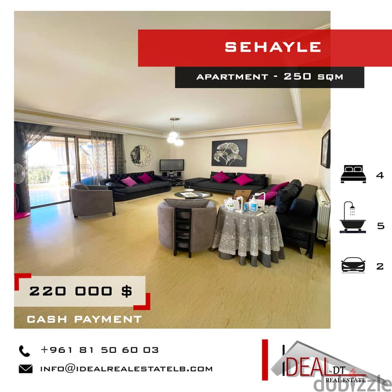 Apartment for sale in sehayle 250 SQM REF#NW56238 0