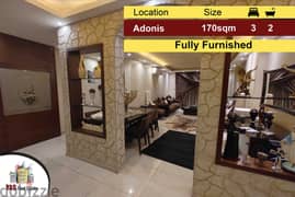 Adonis 170m2 | Modern | Catchy apartment | Fully Furnished | KS |