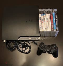 ps3 with 8 games and one joystick 0