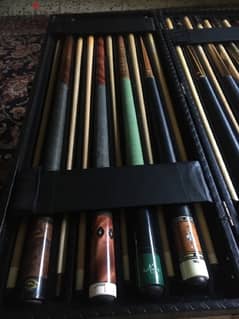 billiard custom pool cues from usa $90 and up to $350