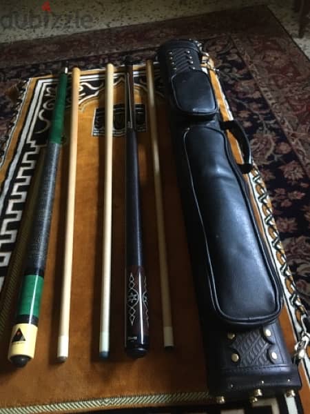 billiard custom pool cues from usa $90 and up to $350 3
