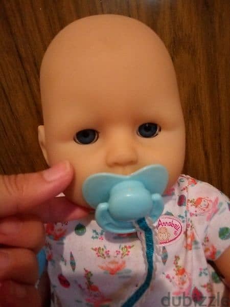 BABY ZAPF ANNABELL mechanism still good toy makes emotions voices=18$ 1