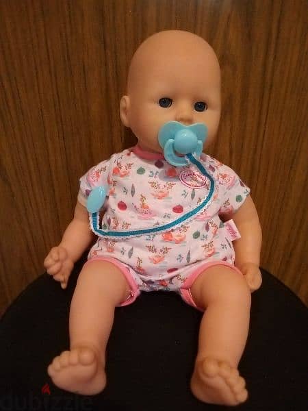 BABY ZAPF ANNABELL mechanism still good toy makes emotions voices=18$ 8
