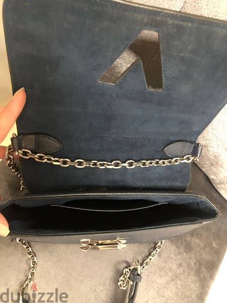 handbag, louis vuiton, navy color 4