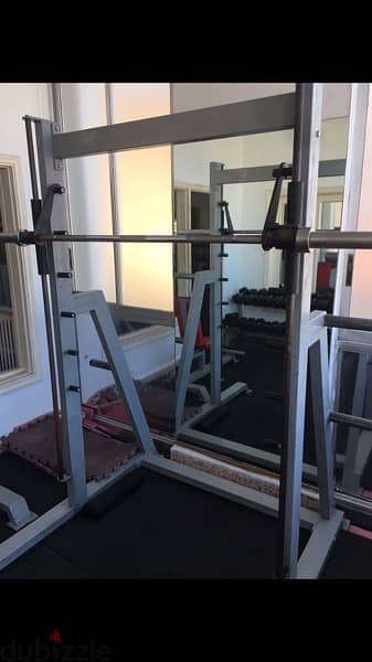 smith machine like new we have also all sports equipment 1