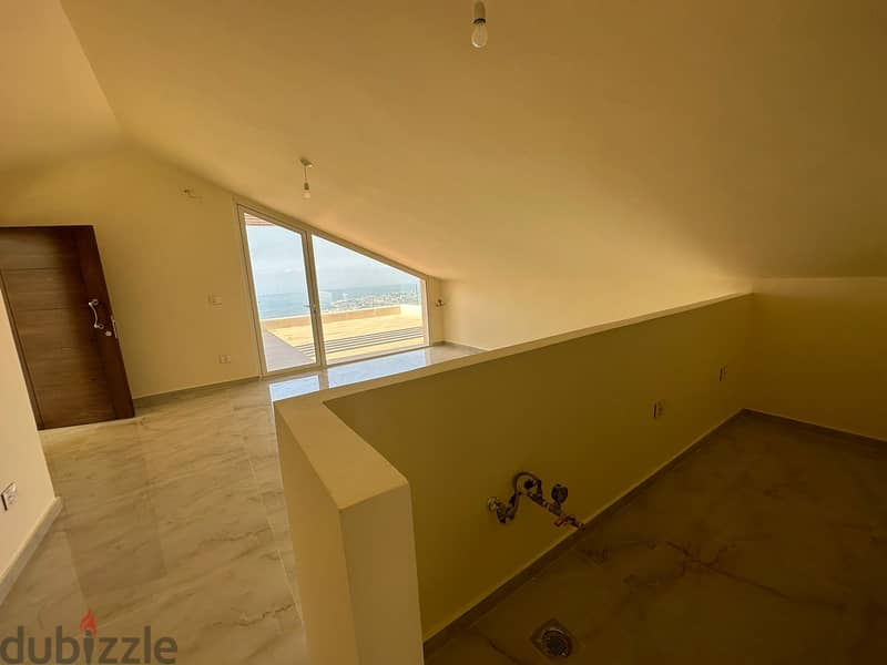 235 m2 duplex apartment+ 115m2 terrace+open sea view for sale in Blat 7