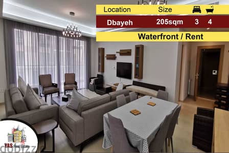 Dbayeh 205m2 | Waterfront | Rent | Mint Condition | View | Furnished|M