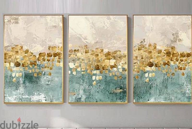 set of 3 paintings 0