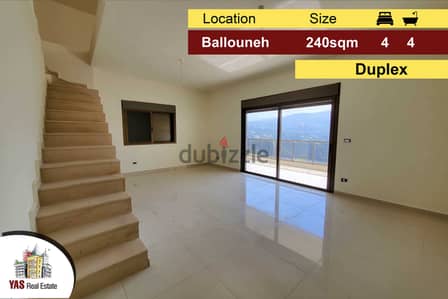 Ballouneh 240m2 | Duplex | Panoramic View | High-End |