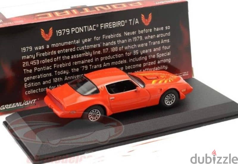 Pontiac Firebird '79 diecast car model 1;43 4