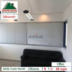 300$/Cash Month!!! Office for rent in Salloumeh!!!