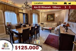 Ain El Rihaneh | Jeita | 155m2 | Mint Condition | View | Luxury |