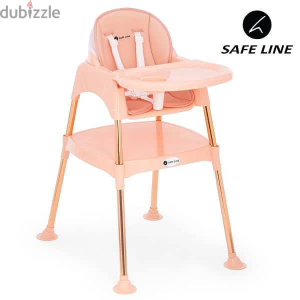 SAFE LINE Highchair ( Gold Pink ) 1