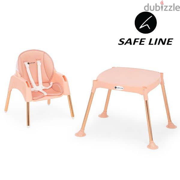 SAFE LINE Highchair ( Gold Pink ) 2