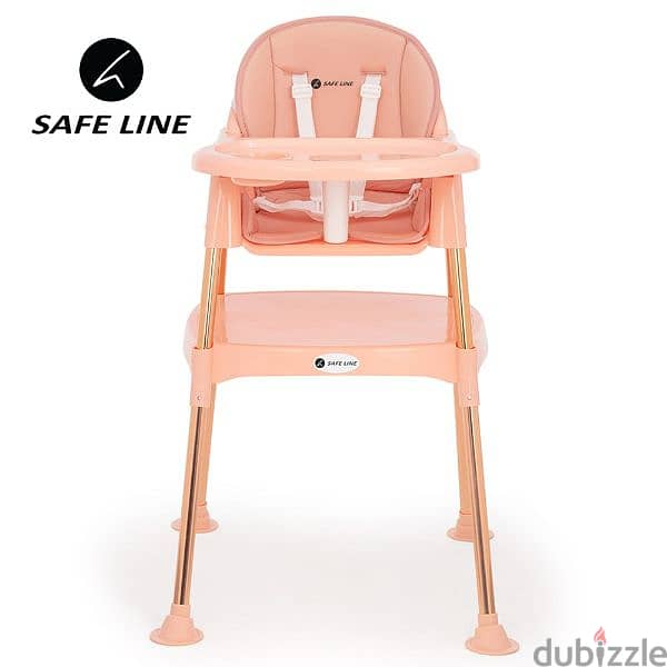 SAFE LINE Highchair ( Gold Pink ) 3