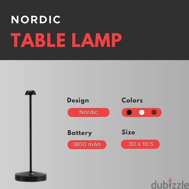 Nordic Luxury Table Lamp in Black, White and Coffee 3